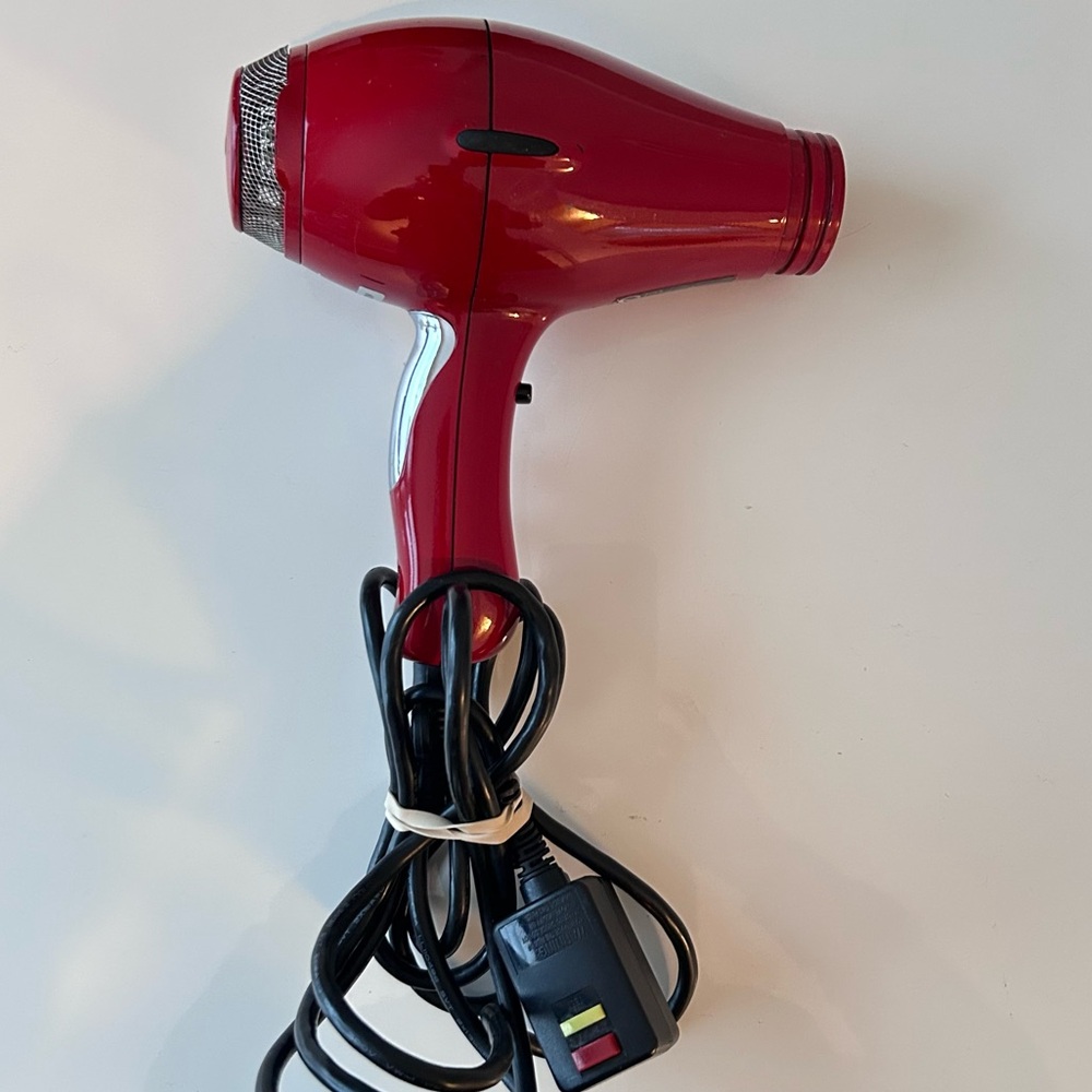 Elchim 8th Sense Hair Dryer Red Made In Italy 110 - 125 V